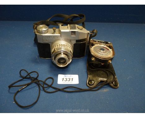 A Comets CMF film Camera and a Stitz light meter.