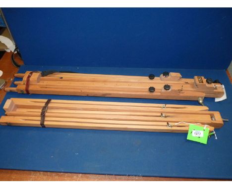 A Daler and Rowney Artist's easel and another.