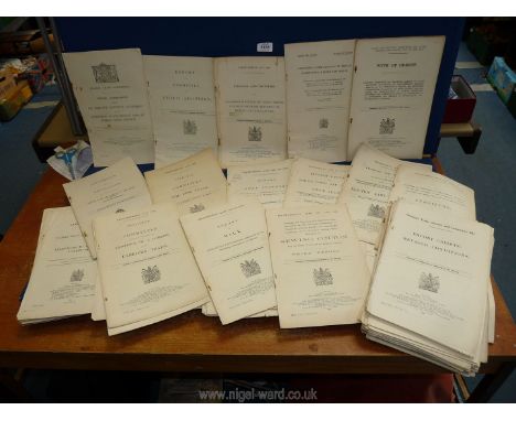 A large quantity of HMSO publications, some quite fascinating referring to certain trading referred to in the light of the Pr