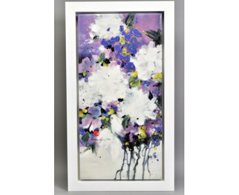 DANIELLE O'CONNOR AKIYAMA (CANADA 1957) 'POSTERITY I', a limited edition print on canvas of flower blossoms 42/195, signed lo