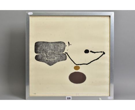 VICTOR PASMORE (BRITISH 1908-1998) 'POINTS OF CONTACT LINEAR DEVELOPMENT 6' an abstract study limited edition silk screen pri