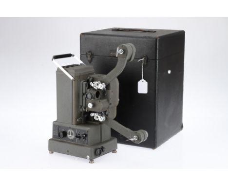 Bolex Cinema G3 16mm Motion Picture Projector, grey, body G-VG, in maker's box with transformer,