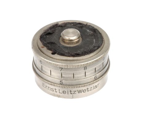 A Nickel Leitz Farux Panoramic Tripod Head, with 3.5cm guide present, in G condition,