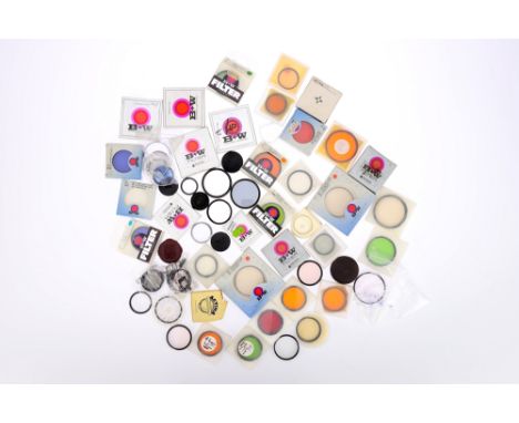 A Good Selection of Camera Lens Filters, from makers including B&amp;W, Minolta, Hoya, &amp; more,