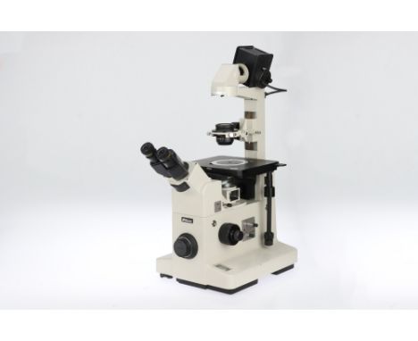 Nikon Diaphot Binocular Microscope, Nikon Diaphot Binocular microscope with 2 CFW10x Eyepieces and the following objectives: 