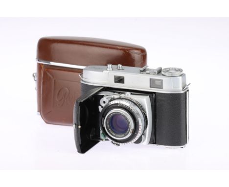 A Kodak Retina IIc 020 35mm Folding Rangefinder Camera 1954-57, serial no.685809, with a Schneider-Kreuznach Retina Xenon C f