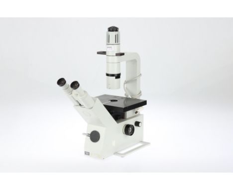 Zeiss Inverted Binocular Microscope With Planachromat Objectives Zeiss Inverted Microscope with aus Jena Planachromat LDN 40x