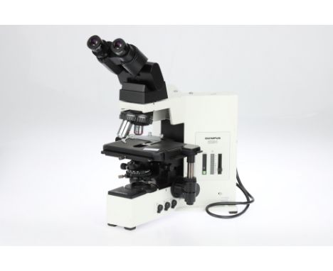 Olympus BX50 Binocular Microscope, Olympus BX50 Binocular Microscope with Olympus Achromat 0.9 condenser, mechanical stage (s