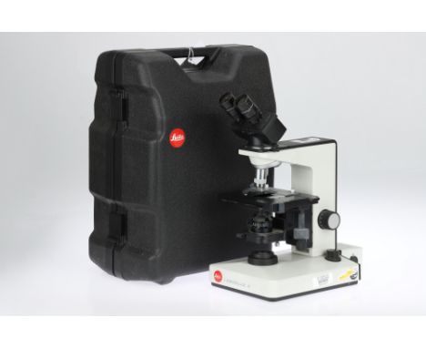 Leitz Laborlux K Binocular Microscope, Leitz Laborlux K binocular microscope in large travel case, the microscope with substa