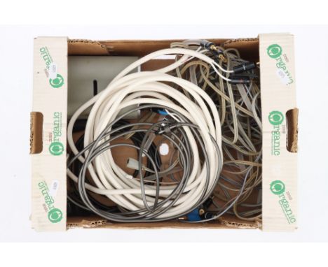A Selection of Various Hi-Fi Cables, including Chord Odyssey 2 bi-wired speaker cable (2x 2.4M and 1x 1M), QED optical cable 
