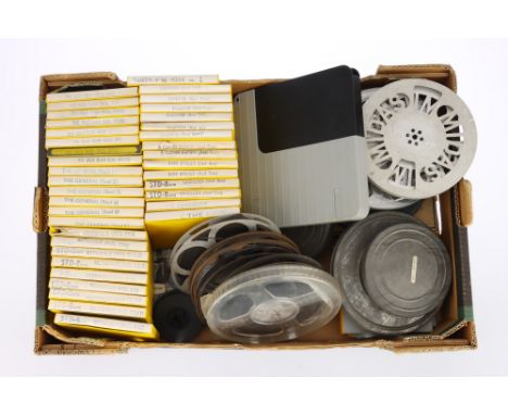 A Selection of Super 8 Motion Picture Movies, to include: 'Metropolis' reels 1-9, by Fritz Lang, 'The Gold Rush' reels 1-8, '