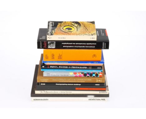 A Collection of Photographic Technique Books and Catalogues including Photographing Buildings Inside and Out (Norman McGrath,
