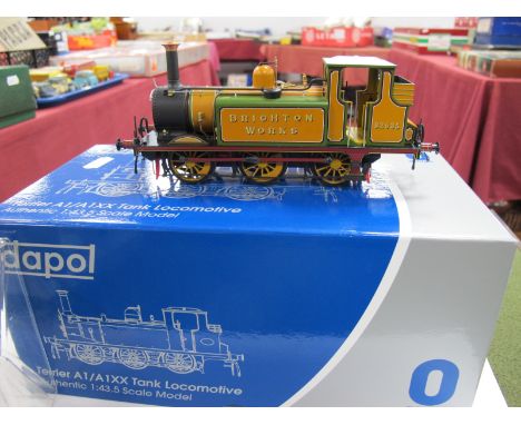 A Dapol 'O'Gauge/7mm Ref No GM7210101 0-6-0 AIXX Terrier Steam Tank Locomotive, finished in Brighton Works green/brown livery