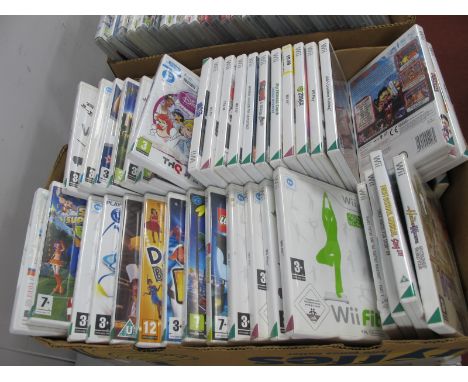 Approximately Ninety Ninetendo Wii Games, to include Link's Crossbow Training, Carnival Funfair Games, Formula One 2009, Wii 