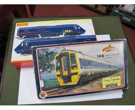 A Hornby 'OO' Gauge/4mm Ref No R2703X Class 43 H.S.T G.N.E.R Blue Livery, R/No 43105/43113 DCC fitted, very good boxed condit