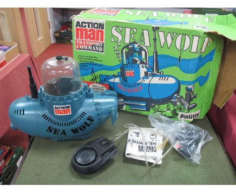 A Boxed Palitoy Action Man 'Transport Command' Sea Wolf, accessories comprising of pump, camera, rudder, airline, instruction