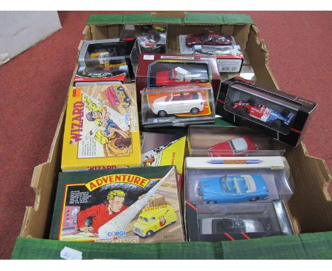 Approximately Twenty-Five Diecast Model Vehicles by Solido, Corgi, Onyx, Schuco and Others, to include Schuco 1:87 Liebherr M