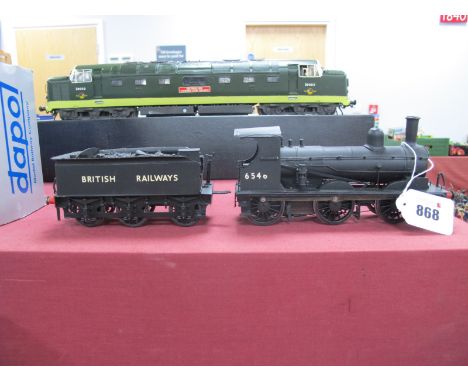 A Kit Built 'O'Gauge/7mm Class J15 0-6-0 Steam Locomotive with Six Wheel Tender, unboxed, u/t finished BR satin black with R/