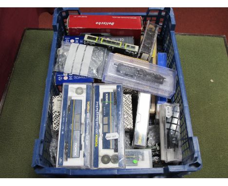 Twenty Plus Items of 'N' Gauge Boxed Rolling Stock and Spares, by Skytrex, Model Power, Mehano etc, hoppers, car transporter,