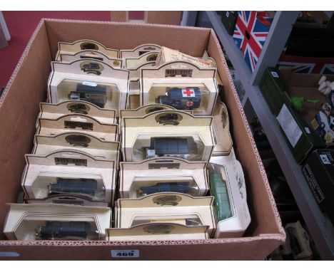 Approximately Fifty Lledo 'Days Gone' Diecast Model Vehicles, to include #32000 1907 Rolls Royce Silver Ghost, boxed.