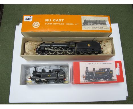 Two 'OO'Gauge/4mm Kit Built Steam Locomotives, BR black, a NU cast class B1 4-6-0 R/No 61030, good build and paint requires m