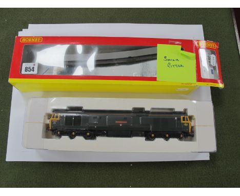 A Hornby "OO" Gauge/4mm Ref No. R2408 Class 50 Co-Co Diesel Locomotive "Sir Edward Elgar", BR green, R/No. 50007 - DCC ready,