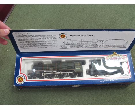 A Bachmann "OO" Gauge/4mm Ref No. 31-153 4-6-0 Jubilee Class 5XP, BR green, R/No. 45596, good boxed condition, U/T.
