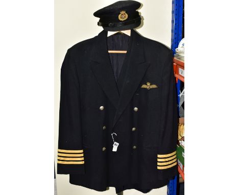 BRITISH AIRWAYS &amp; EPHEMERA, comprising three early British Airways Captain's Jackets, two made by Hepton of England and o