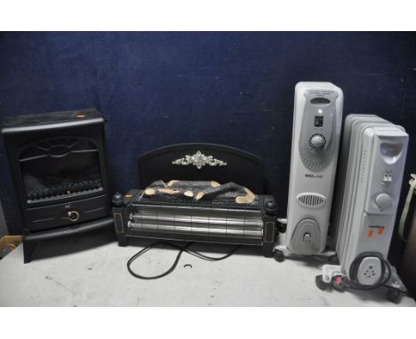 A COLLECTION OF HEATING APPLIANCES to include Proline OF15 oil filled heater, Supawarm SOFR7, Igenix IG5150 panel heater, Hom