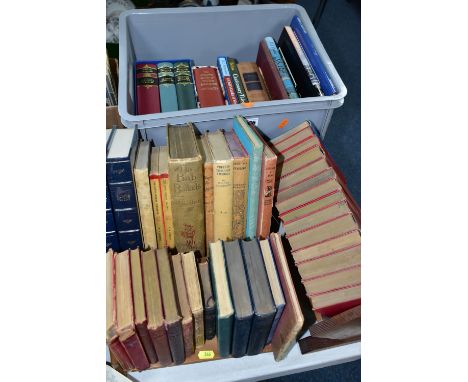 BOOKS, fifty titles in one box and three book stands to include three Anthony Trollope titles published by the Folio Society,