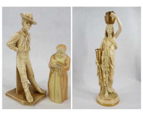 ROYAL WORCESTER FIGURINES (2) - to include 'The Yankee' Model No 836 from The Peoples of The World Series by James Hadley, im