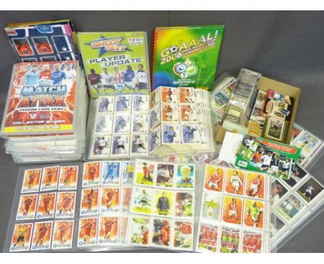 COLLECTOR'S CARDS - mainly football, fifteen plus sleeved albums containing many hundreds including Grandstand, Topps, Panini