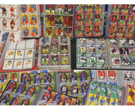 COLLECTOR'S CARDS - football, eleven various sleeved folders containing hundreds and hundreds of cards to include Sporting Pr