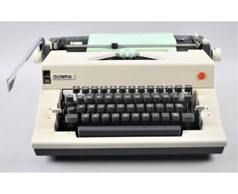 A Vintage Olympia Manual Typewriter 