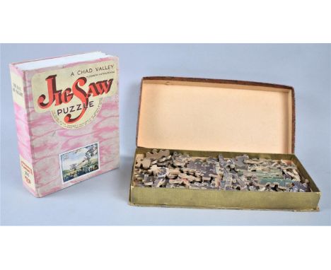 A Chad Valley Vintage Jigsaw Puzzle, Air Race and Another, Both Unchecked 