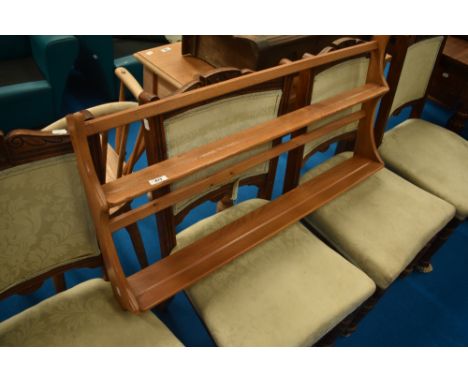 An Ercol plate rack/shelf, width approx 98cm
