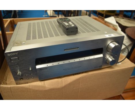 A Sony DB930 receiver amp.
Condition Report - Powers up, no manual in the box, remote present.