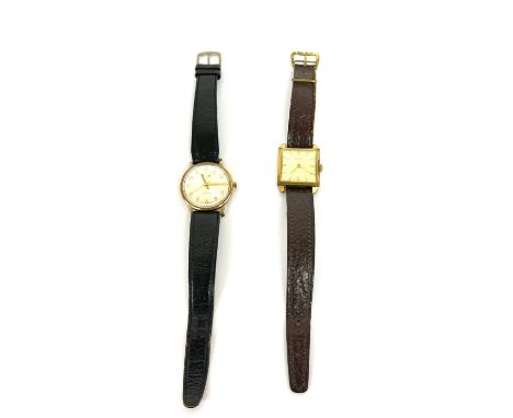 2 Vintage mens wristwatches, Avia and Ingersoll both untested 