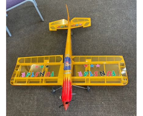 Funstar remote controlled plane Irine 53 engine (no remote), untested 