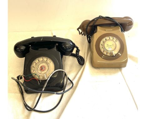 2 Vintage telephones 