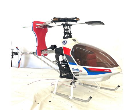 Vintage Hibro limited shuttle plus remote controlled helicopter 0.5 engine (no remote), untested 