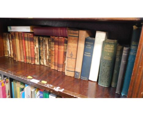 Books, including Forster (John). The Life of Charles Dickens, Dickens (Charles). David Copperfield, Little Dorrit, The Old Cu