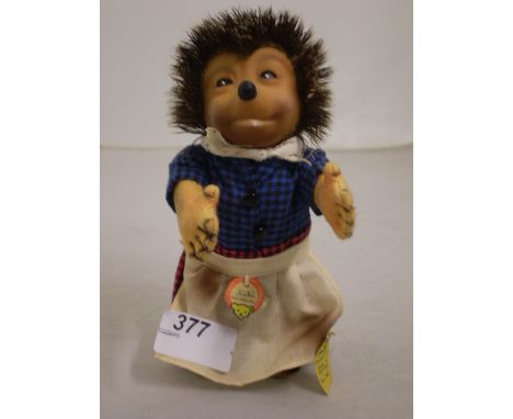 A STEIFF HEDGEHOG ( 20 CM ) 