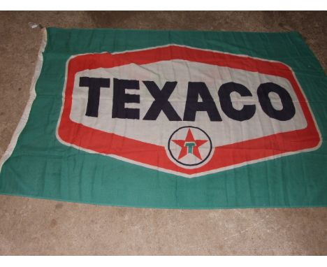 VINTAGE TEXACO FLAG 45 X 68 inches