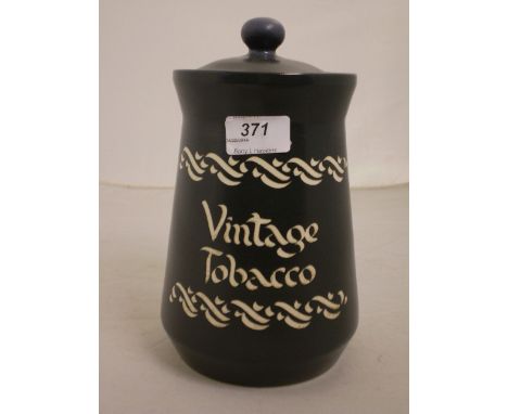 CERAMIC TOBACCO JAR BY PEARSONS 