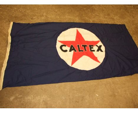 VINTAGE CALTEX FLAG 100 X 30 inches