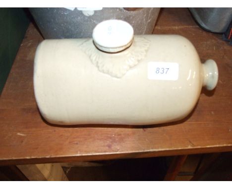 VINTAGE  GLAZED HOT WATER BOTTLE
