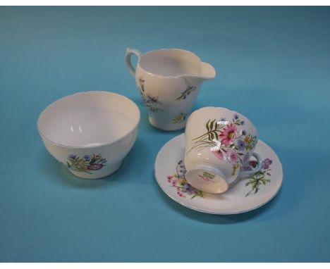 A Shelley 'Wild Flowers' tea service. Contactless collection is strictly by appointment on Thursday, Friday and Saturday only