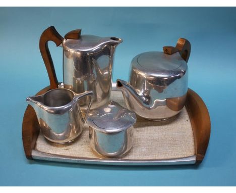 A Picquot ware tea service. Contactless collection is strictly by appointment on Thursday, Friday and Saturday only. Please c