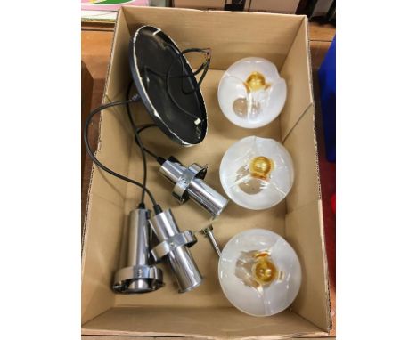 Chrome and glass light fitting. Contactless collection is strictly by appointment on Thursday, Friday and Saturday only. Plea